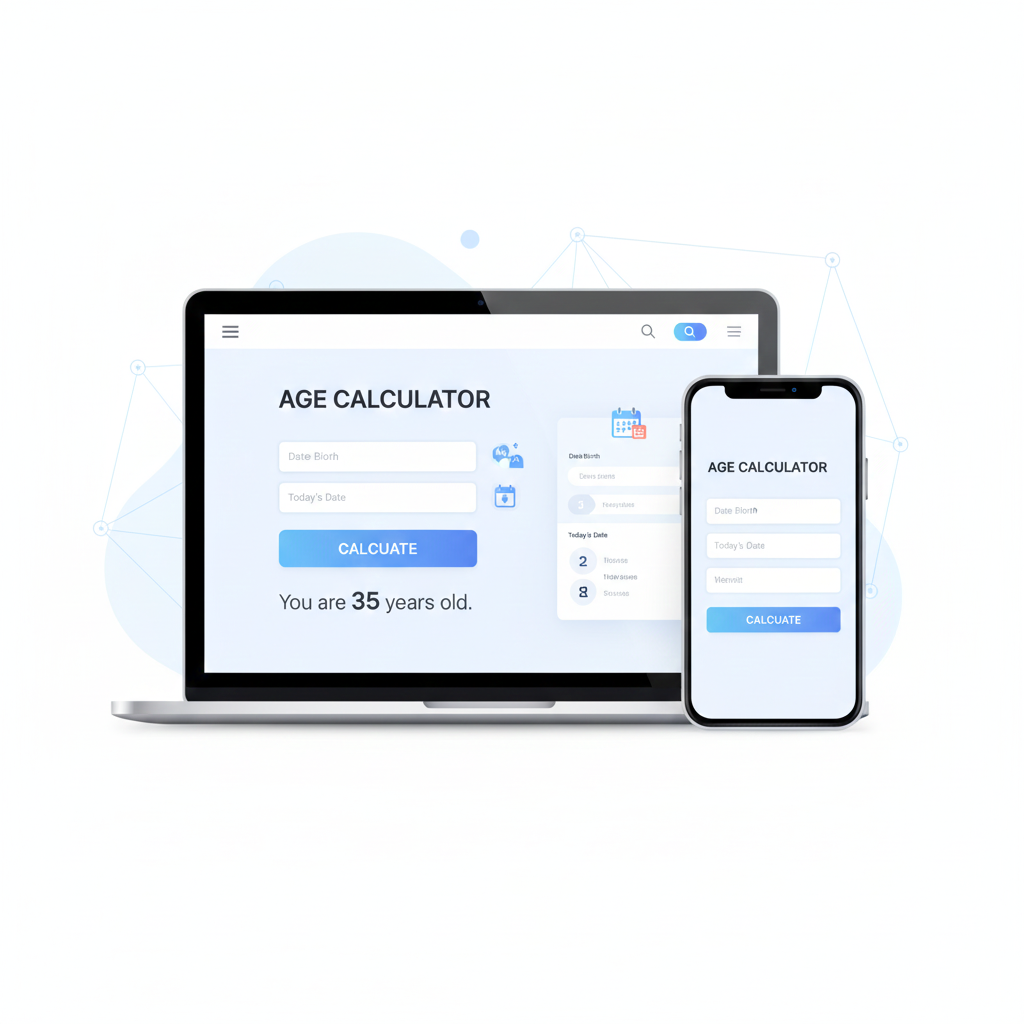 Age Calculator — Calculate Your Age Exactly Online
