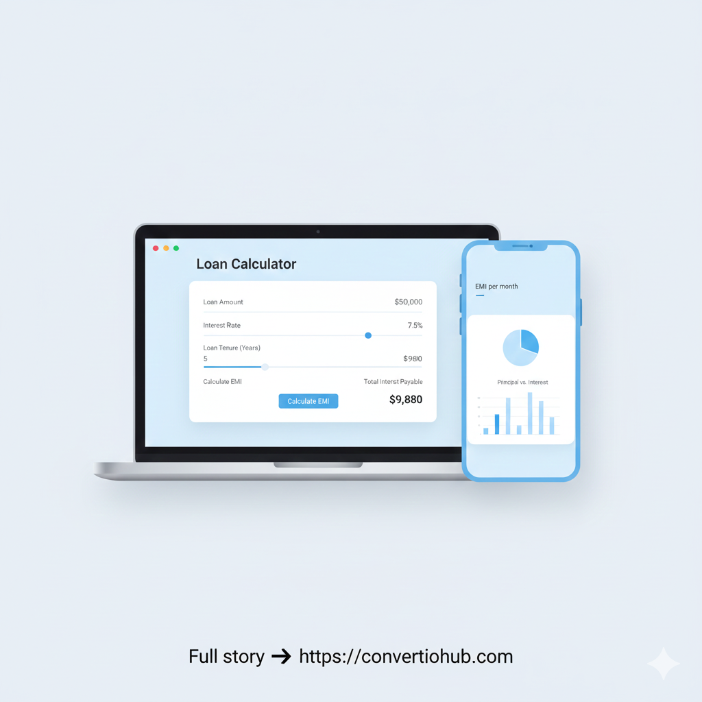 Loan Calculator — EMI, Interest & Payments Online