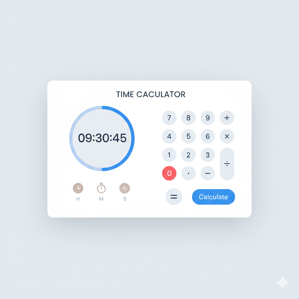 Time Calculator — Add or Subtract Time Instantly